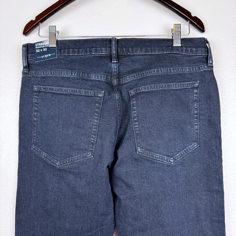 J. Crew Men's Straight Fit Jeans Signature Flex Dark Blue Size 32x32 NWT